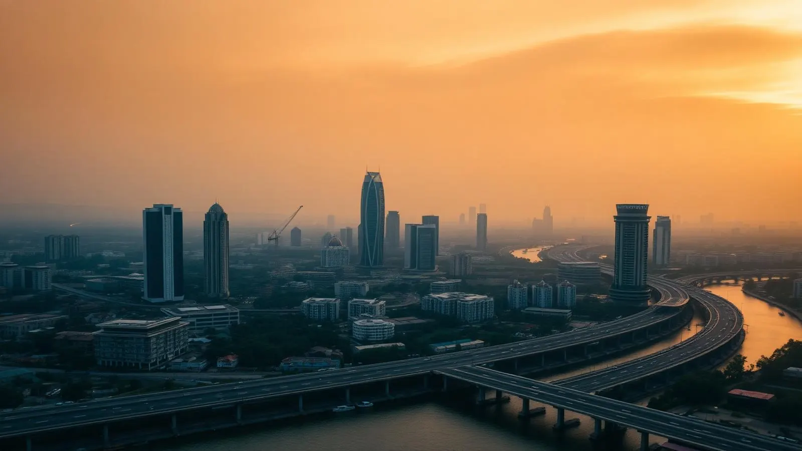 Ahmedabad skyline