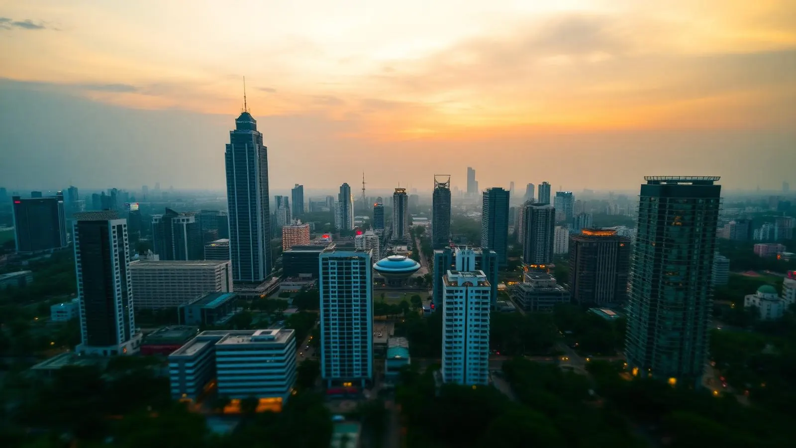 Bangalore skyline