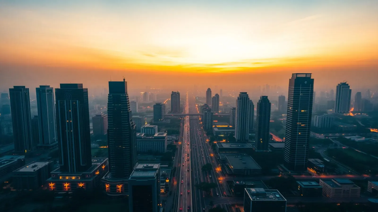 Gurgaon skyline