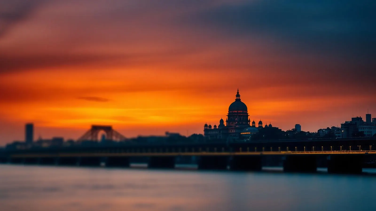 Kolkata skyline