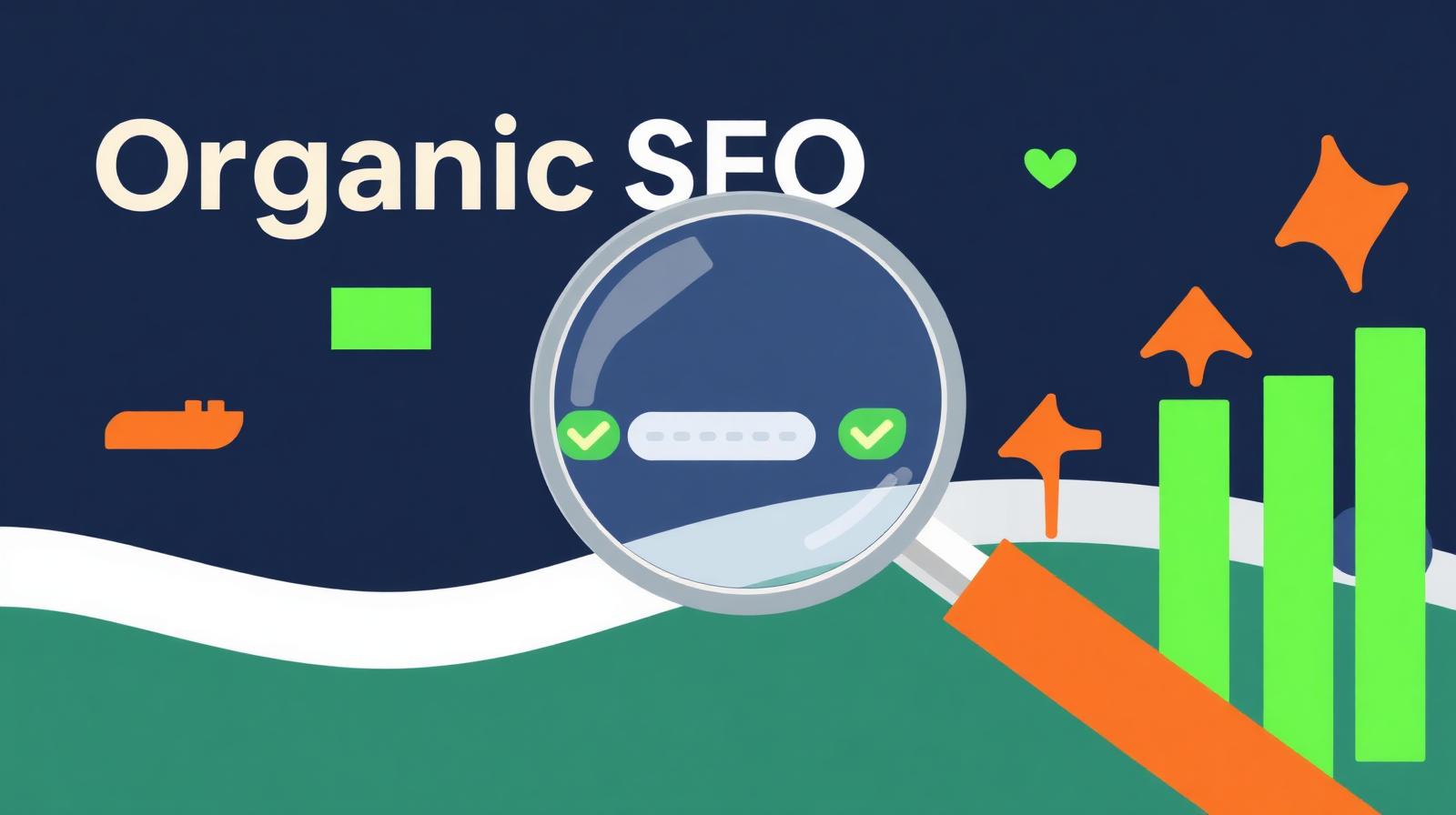 What is organic SEO illustration